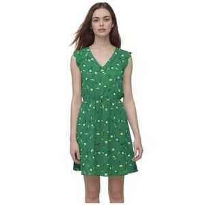 41 Hawthorn Midnight Scallop Detail Dress in Green NWOT Petite Size XS